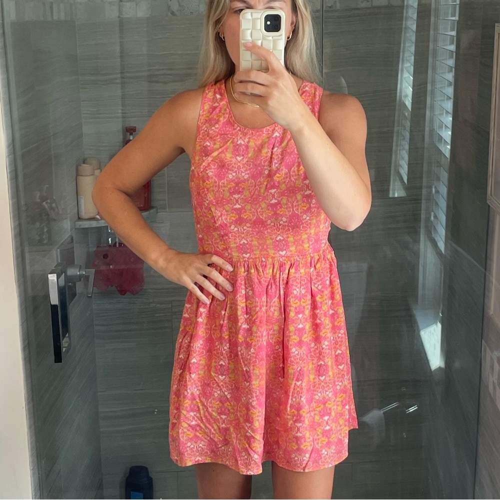 Forever 21 floral open back dress!